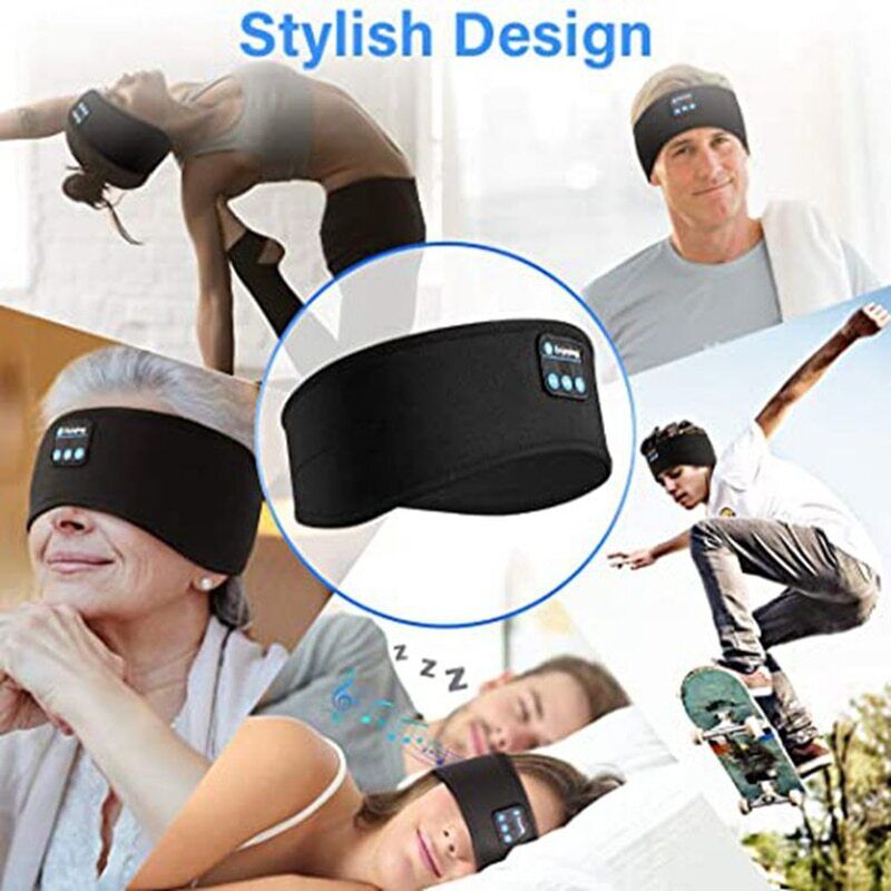 Sleep Headphones Bluetooth Headband, Sport , Long Time Play Headphone Band with Built in Speakers